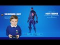 TRUMAnn Giving His 7 Year Old Kid NEW Fortnitemares Skin PARTY TROOPER & NIGHTMARE Victory WIN!