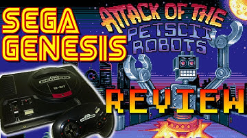 Attack of the PETSCII Robots for Sega Genesis Unboxing and Review