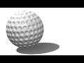 SolidWorks Tutorial #230: Golf Ball