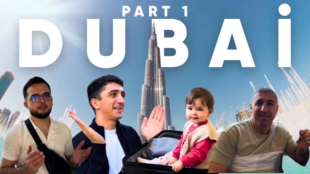 😍DUBAİ'dəyik | TACİRİN TƏYYARƏ QORXUSUNU YENDİK😱 | DUBAİ GECƏLƏRİ 🕺🏼