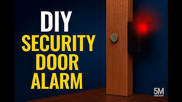 DIY Security Door Alarm 🚨 | Reed Relay Trigger, Magnet Sensor, LiPo Powered, TP4056 Charger