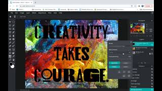 Creating a Layer Mask in Pixlr E