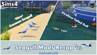 Bakies The Sims 4 Custom Content Recap: Animated - Common Seagull + Swallow Tailed Gull Mods screenshot 5
