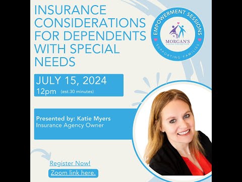 Insurance Considerations for Dependents with Special Needs — MCC special needs planning video