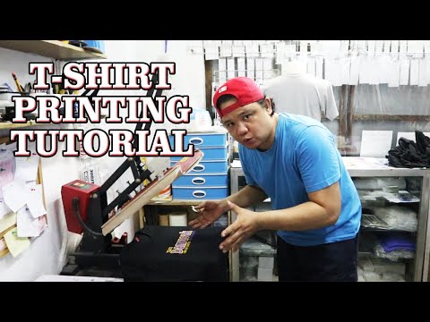 Video: Mga Pamamaraan Sa Pag-print Ng T-shirt