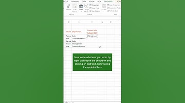 Excel Easy Tip🔥Set up Checkbox ☑ in Excel #viral #short #exceltips