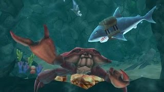 Hungry Shark Evolution Tiburon Vs Cangrejo Gigante