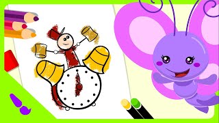 Lottie Dottie Mini | Magic Painting - Lunch Time | Kids Cartoons
