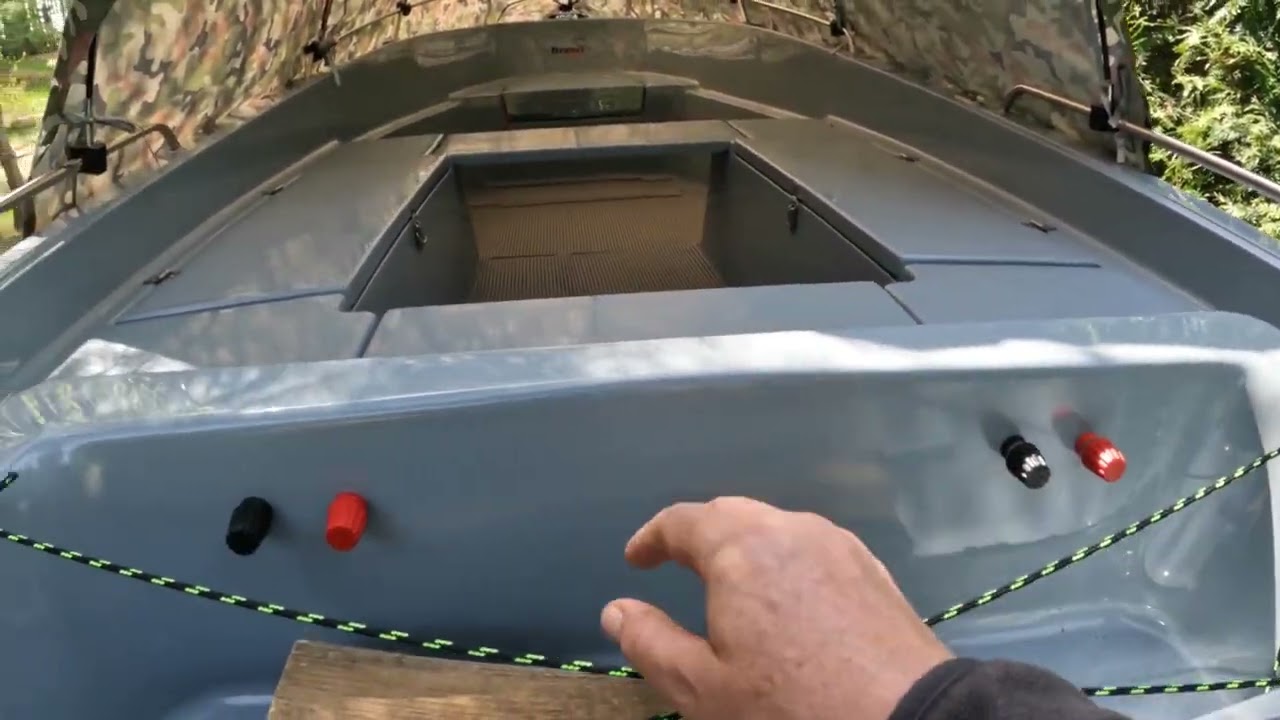 Łódka Beaver 400 modyfikacje   kabina DIY