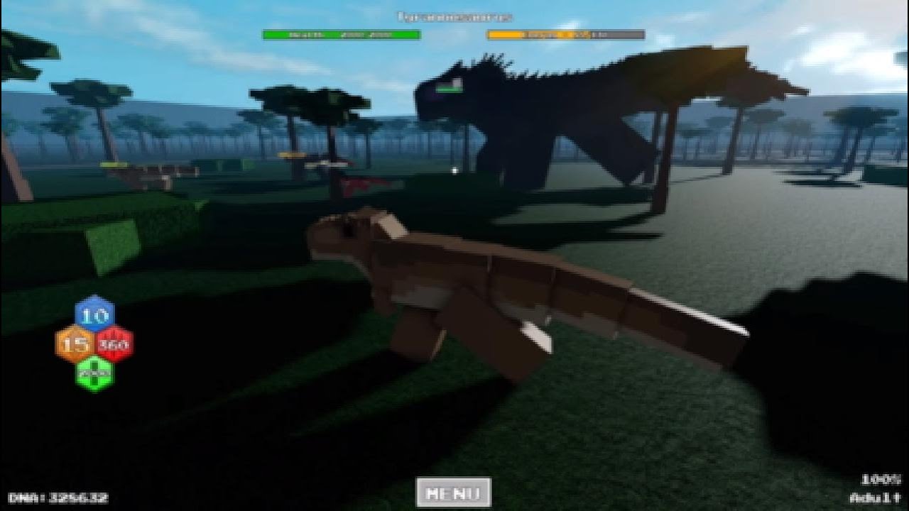 CHANEL AND DIRECTOVADER IN JURASSIC PIXEL ARENA