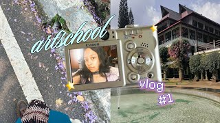 art school vlog #1★ tpb fsrd itb! pasar seni, nirmana, aksang n more 🪷