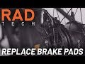 Replace tektro aries brake pads  rad tech
