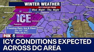 Ice could be on the way for parts of Maryland, Virginia | FOX 5 DC