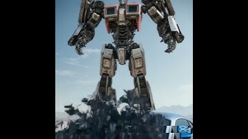 transformer robot  #ai #cute #3danimation #cartoon #midjourney #3dmodeling #funnyshorts #baby #aiart