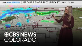 Chances for rain in Denver Thursday and Friday
