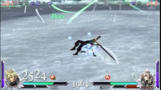 Dissidia 012 Final Fantasy PvP JoyRaines (Cloud) vs Xenosaga|LXF (Lightning)