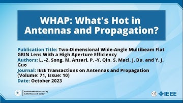 Two-Dimensional Wide-Angle Multibeam Flat GRIN Lens With a High Aperture Efficiency