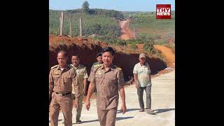 លោក គៀង តុលា អភិបាលស្រុកអូរជុំ បានដឹកនាំក្រុមការងារចុះត្រួតពិនិត្យការសាងសង់ផ្លូវបេតុងពីរកន្លែង