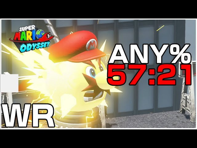 Any% in 01:11:30 by BlueX2 - Super Mario Odyssey - Speedrun