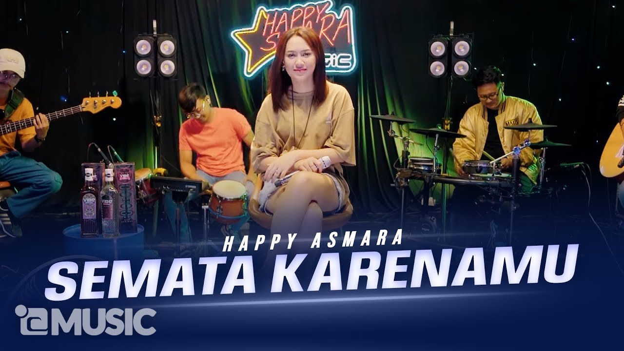 ⁣HAPPY ASMARA - SEMATA KARENAMU (Official Live Music Video)
