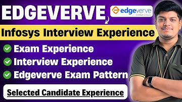 🔥Infosys(Edgeverve) Exam & Interview Experience | Selected Candidate | Edgeverve Exam Pattern 2025