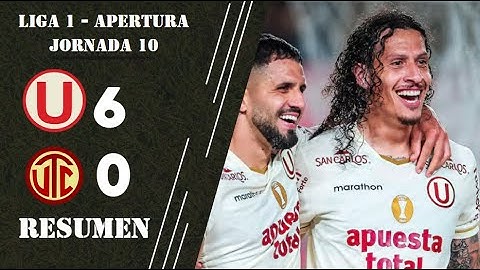 "¡APLASTANTE GOLEADA! 🔥 Universitario  6-0 a UTC | RESUMEN y GOLES | Liga 1 2025 HD"