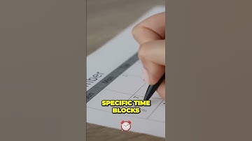 Optimize Your Productivity with Time Blocking  Unlock Your Full Potential #timemanagement
