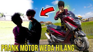 SAMPE B4KU H4NT4M! PRANK HILANGIN MOTOR WEDA!! screenshot 4