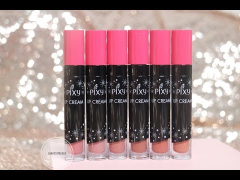 LIP CREAM LOKAL - PIXY NUDE SERIES NO 7-12 REVIEW & SWATCH. 