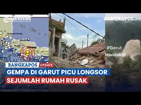 Gempa di Garut Picu Longsor di 3 Desa di Kecamatan Talegong, Sejumlah Rumah Rusak