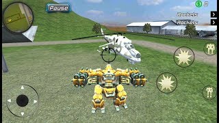 Rope Frog Ninja Hero #7 - Strange Gangster Vegas | Rope Robot Helicopter Driving - Android GamePlay screenshot 4