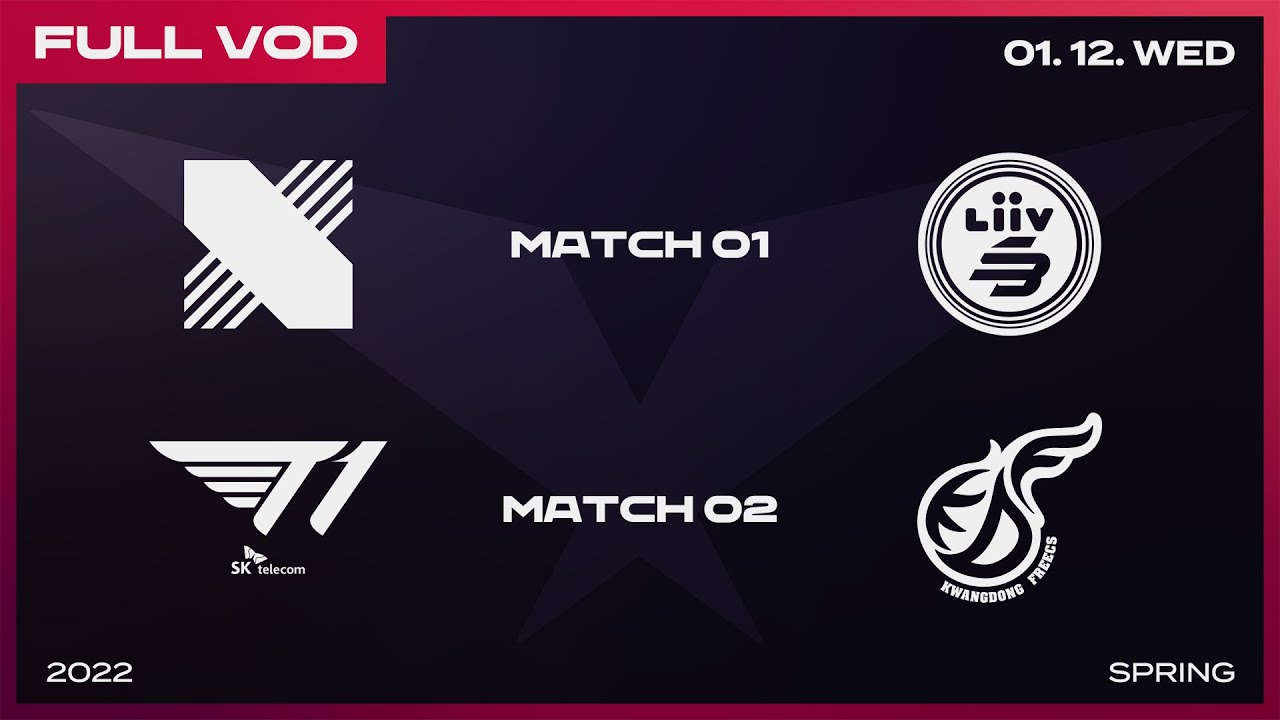 DRX vs. LSB / T1 vs. KDF [Full VOD]ㅣ2022 LCK Spring Split