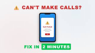 Can't Make Outgoing Calls? 5 Easy Fixes (Incoming Works!) - Samsung & iPhone Fix Guide
