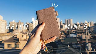 say hello to my little friend ☀︎ my mini 5 ring planner