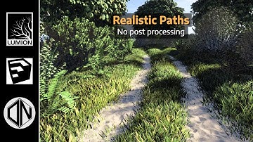 Lumion 2023 - How to Create Realistic Paths with SketchUp