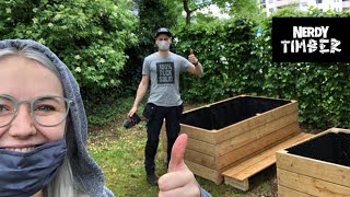 Pia Und Ich Bauen Hochbeete Für Zwerge