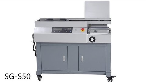 SG-D50 A4 automatic glue binding machine