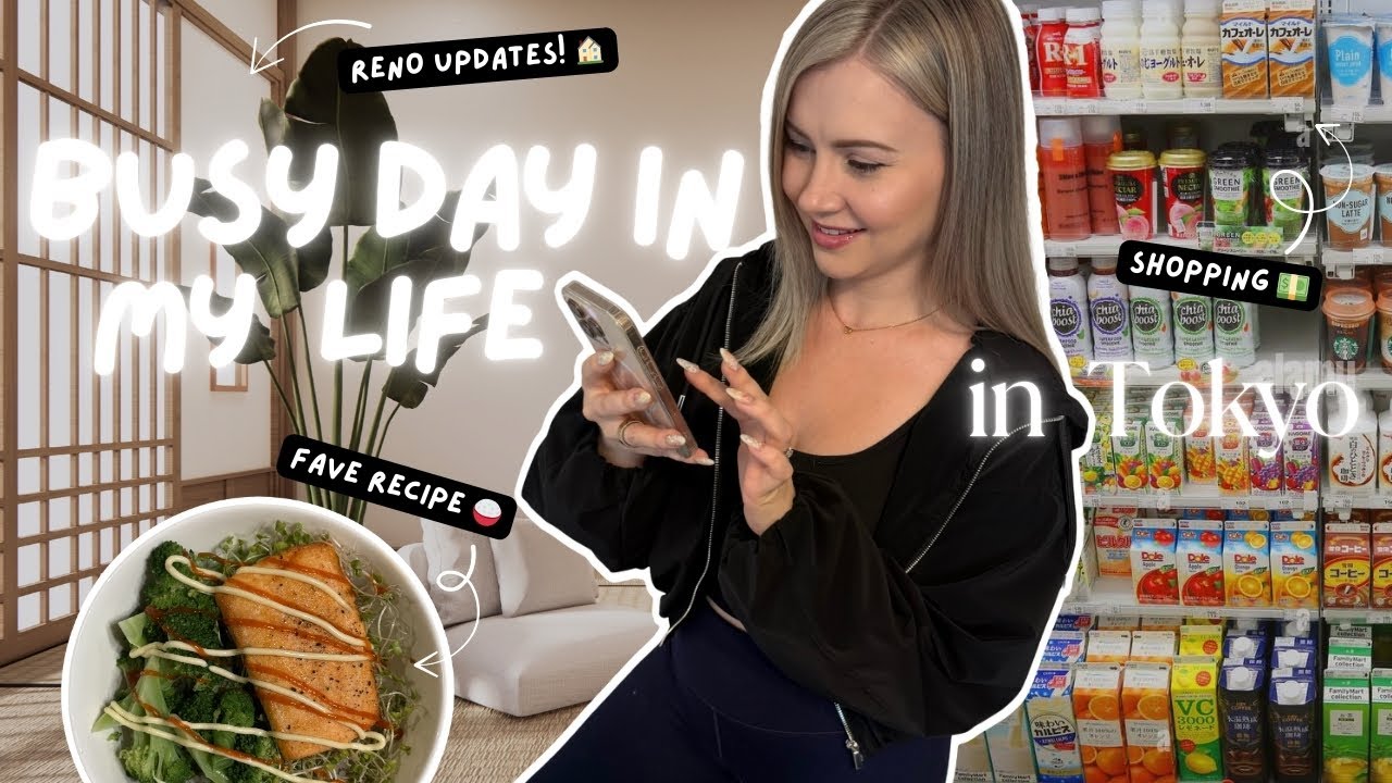 A ✨realistic✨ day in my life in Japan 🍚🥢 work, cooking at home, renovation progress