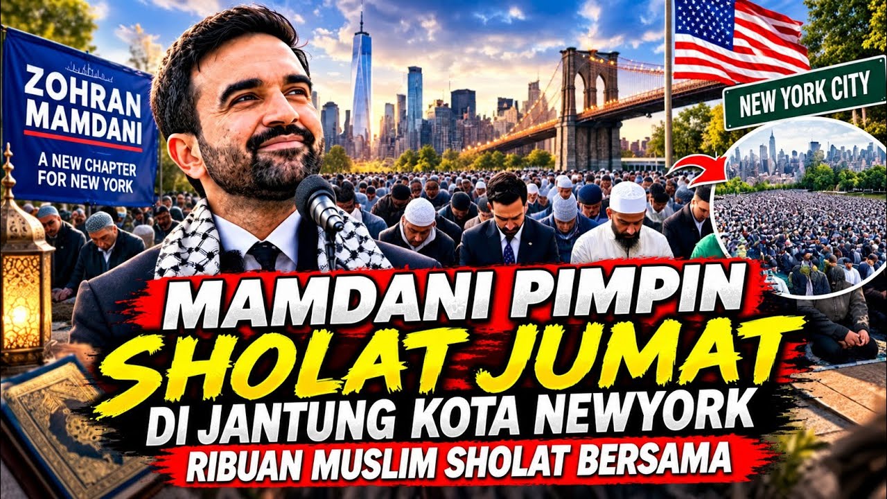 NEW YORK SHOCKED! Thousands of Muslims Pray in Open Space, Zohran Mamdani's Name in the Global Sp...