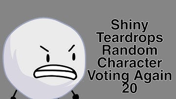 Shiny Teardrops Random Character Voting Again 20