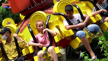 TRÒ CHƠI ĐĨA BAY TẠI KHU DU LỊCH HỒ NÚI CỐC