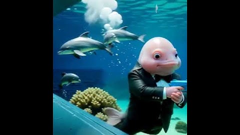 AI BLOB FISH #ai #pixverseai #metaai #funny #memes  #blobfish#pickpocketers #jokers