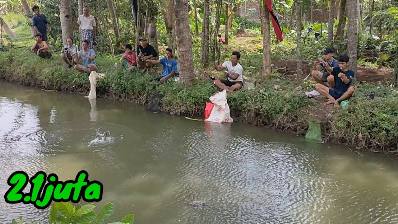 Astaga.⁉️ Mancing ikan campur campur bikin kejutan