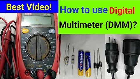 How to use Digital Multimeter in Urdu / Hindi.