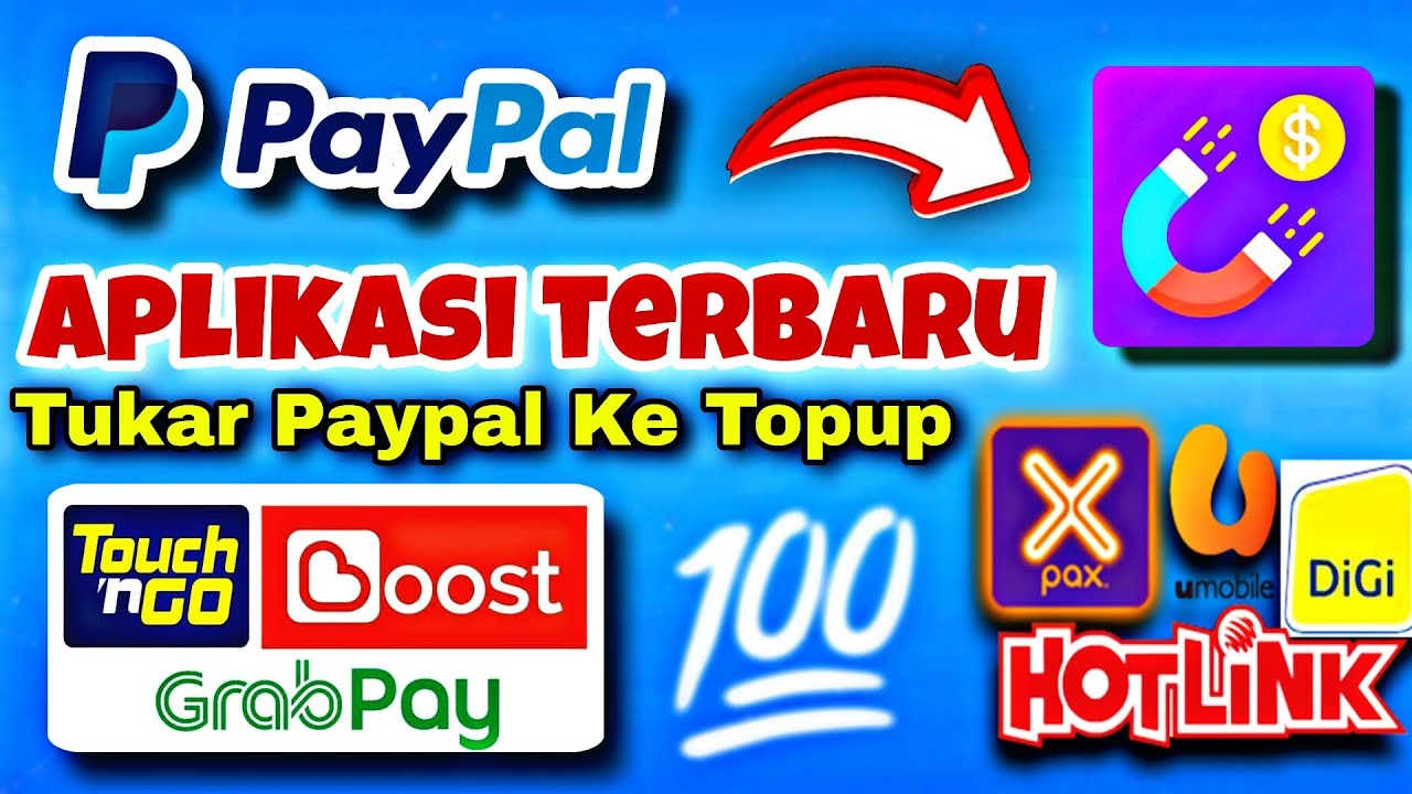 Viral !! Cara dapat topup percuma guna paypal hanya dengan install
