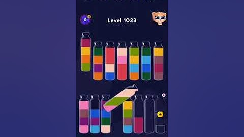 Get Color Water Sort Puzzle Level 1021 to Level 1025