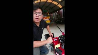 型鋼力自走推式割草機tsk163hda安裝使用以及實際割草 Youtube