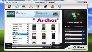 Use Video Magic Converter wmv to Archos 605/704/705