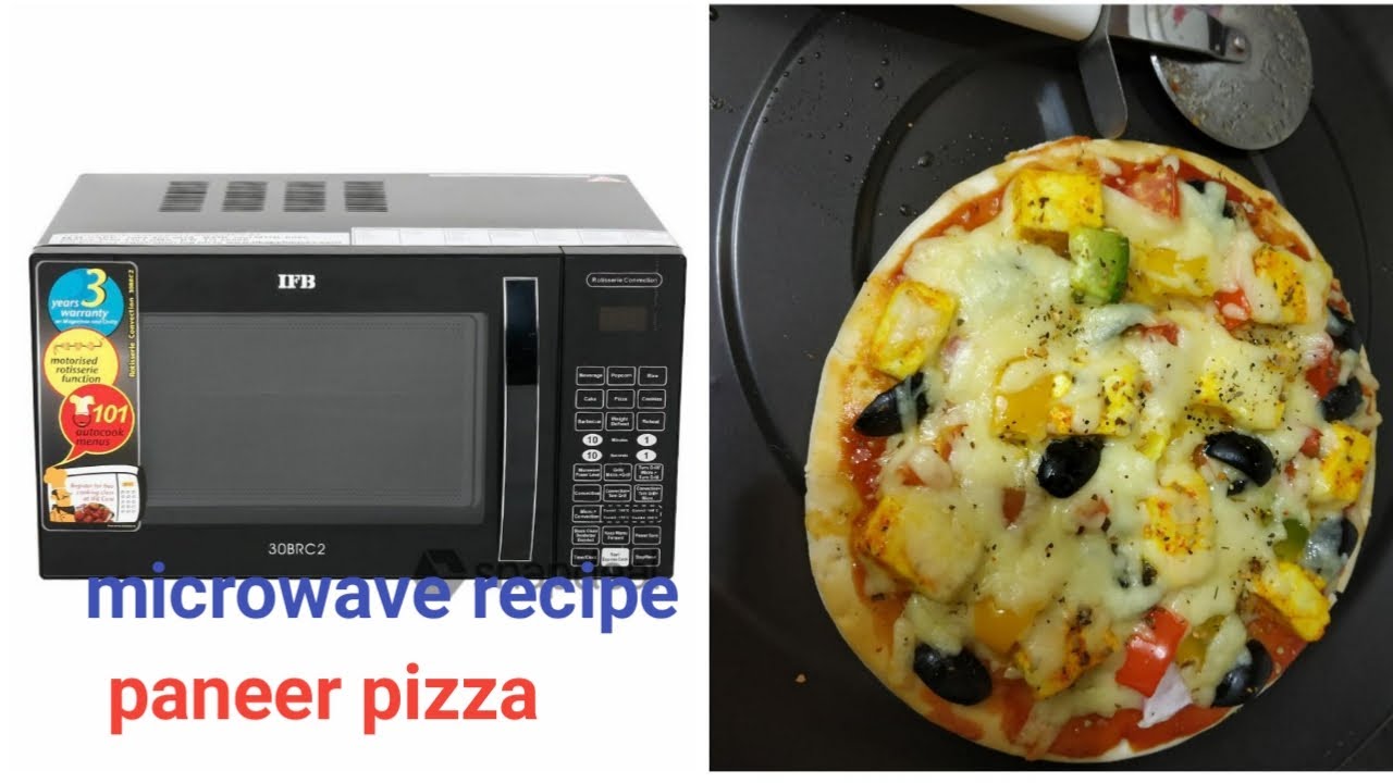 IFB MICROWAVE OVEN PANEER PIZZA|Microwave recipe|how to make pizza at