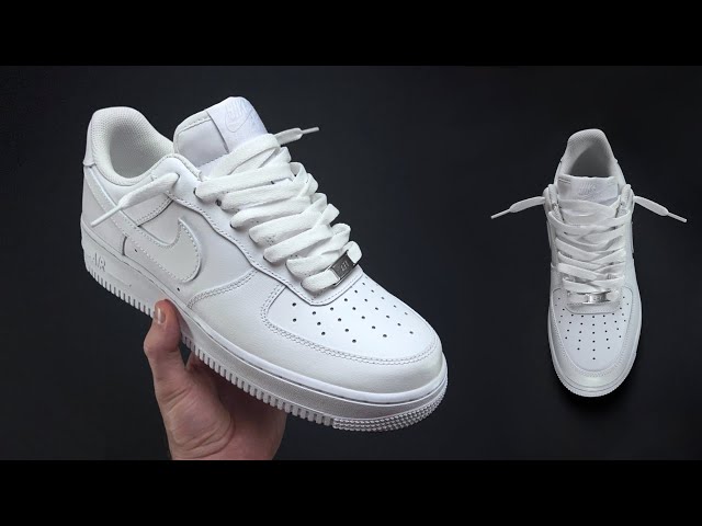 HOW TO LACE NIKE AIR FORCE LOW 1 LOOSE